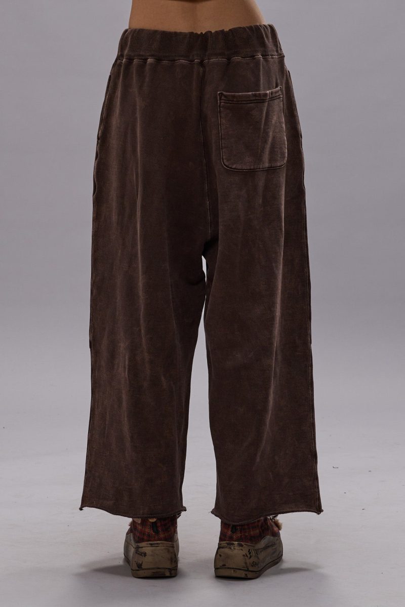 r13 articulated knee sweatpant brown 40045069729961