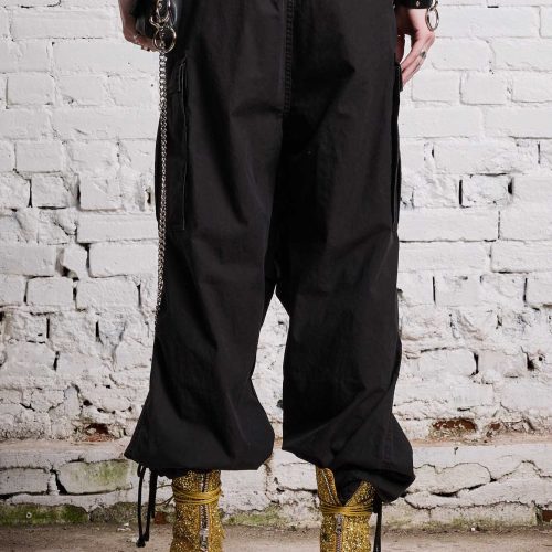 r13 balloon army pant black 38642260410537