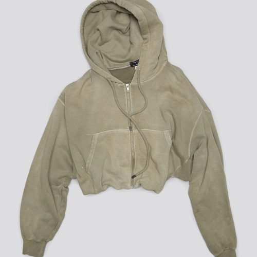 r13 balloon zip up hoodie faded olive 41030742245545