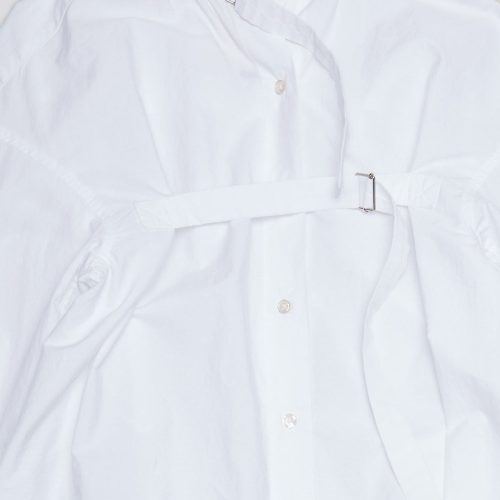 r13 belted button up white 38642264408233