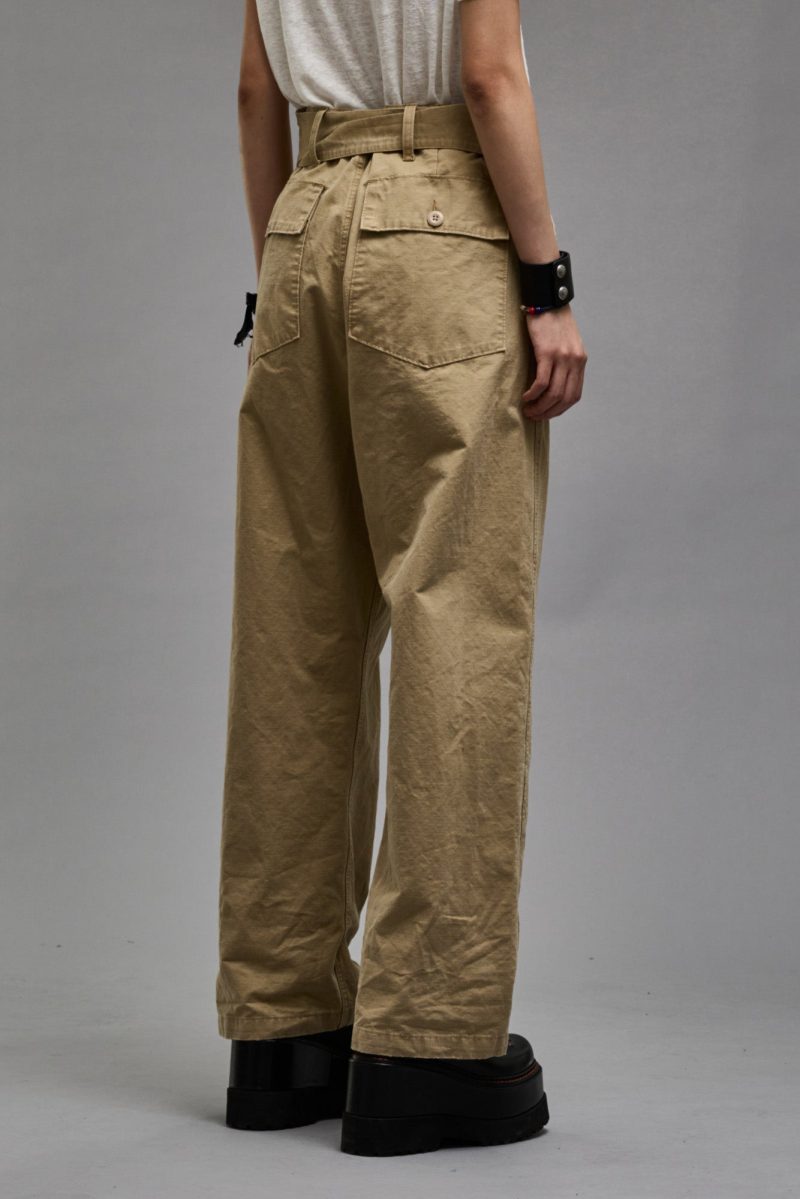 r13 belted utility pant khaki ripstop 38947015491753