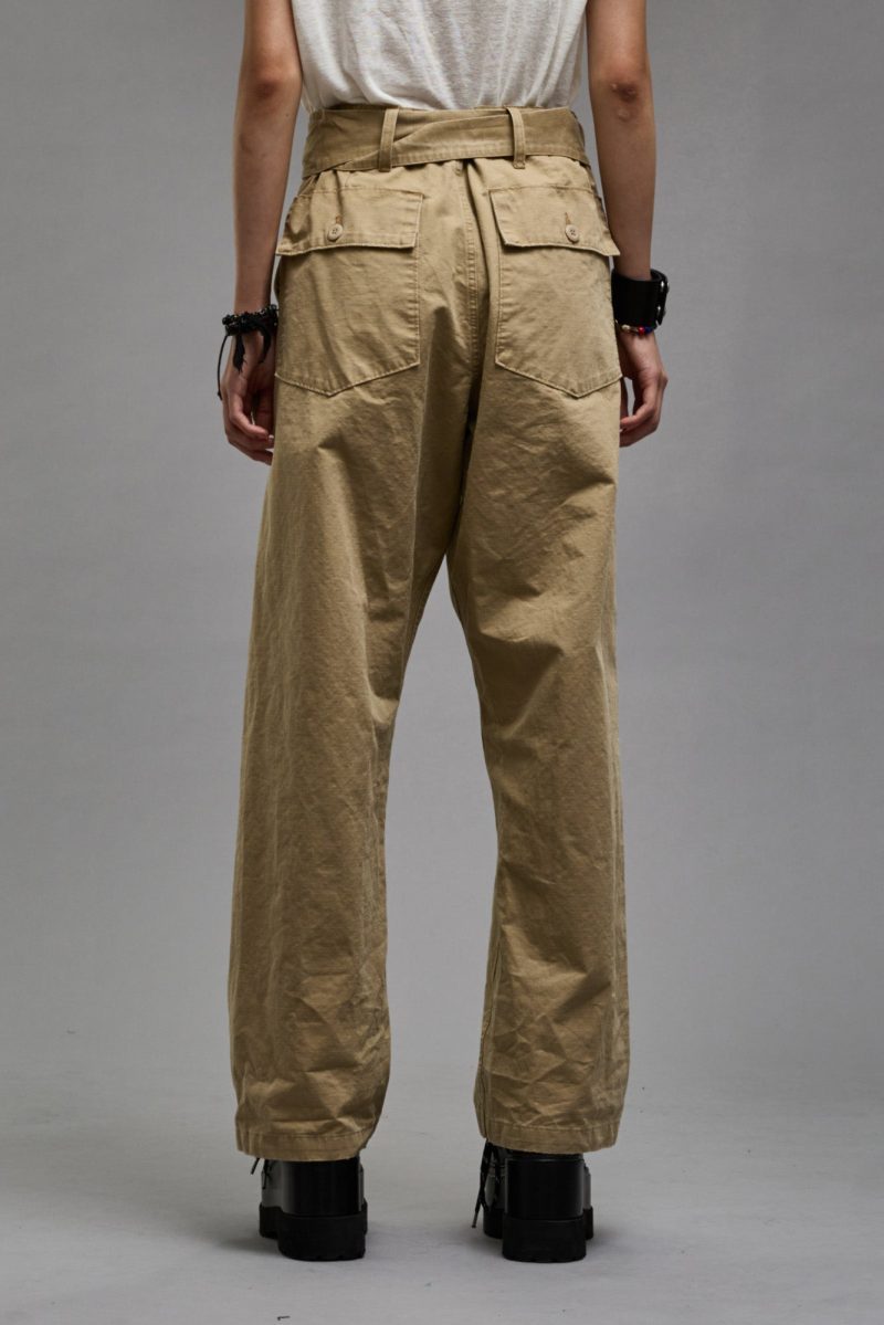 r13 belted utility pant khaki ripstop 38947015524521