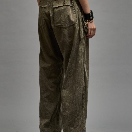 r13 belted utility pant olive garment dye 38947015688361