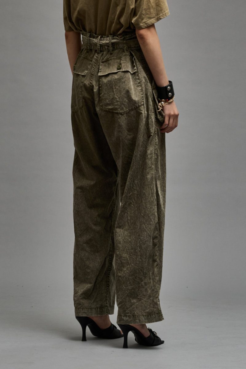 r13 belted utility pant olive garment dye 38947015688361