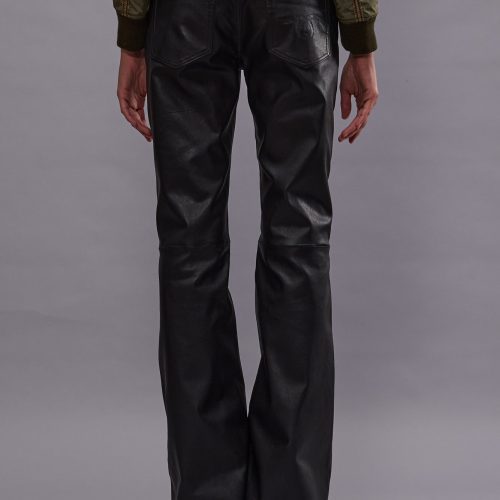 r13 boy flare leather pant black 41013146058921