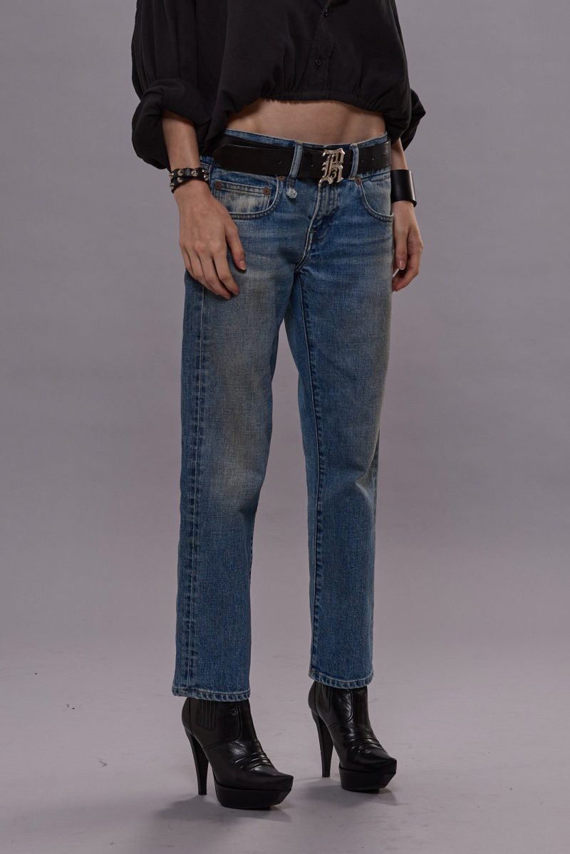 r13 boy straight patton blue stretch 40112638886057