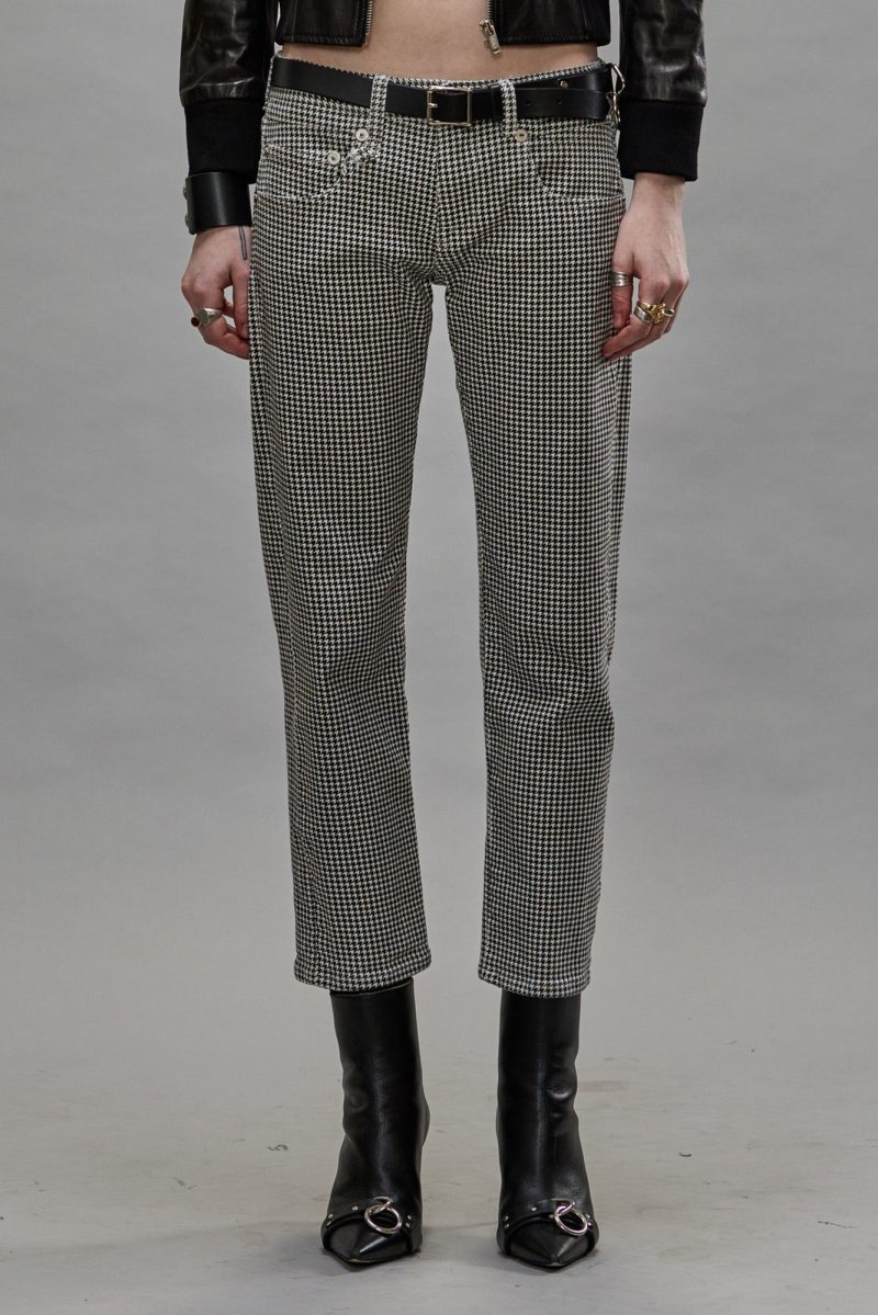 r13 boy straight printed houndstooth 39441705205929