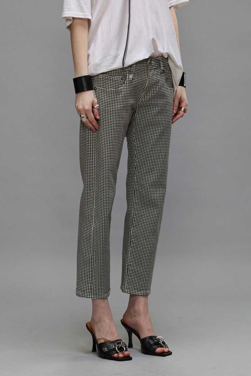 r13 boy straight printed houndstooth 39716781392041