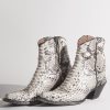 COWBOY ANKLE BOOT - BROWN SNAKE - R13