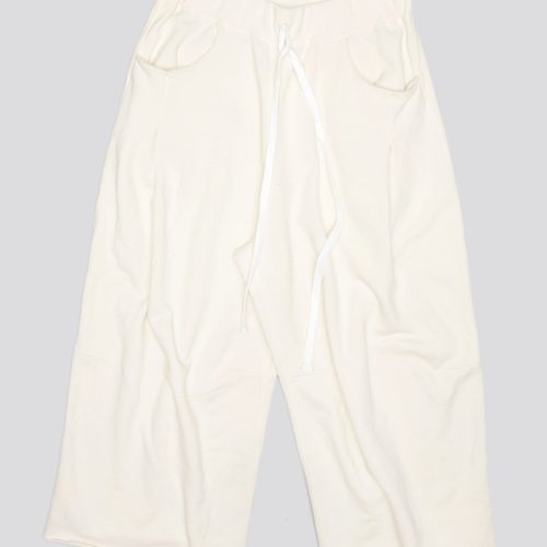 r13 cropped pleated sweatpant natural 39716871667881