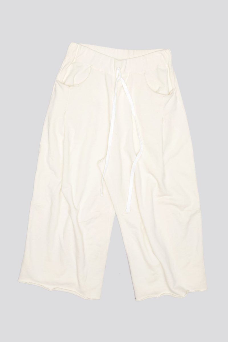 r13 cropped pleated sweatpant natural 39716871667881