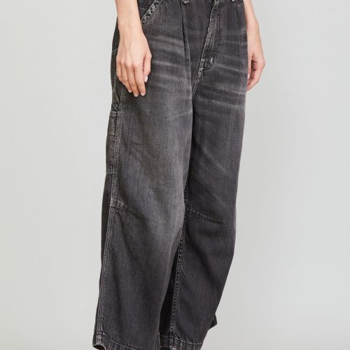 r13 cropped wideleg carpenter pant ellery black 36320261243049