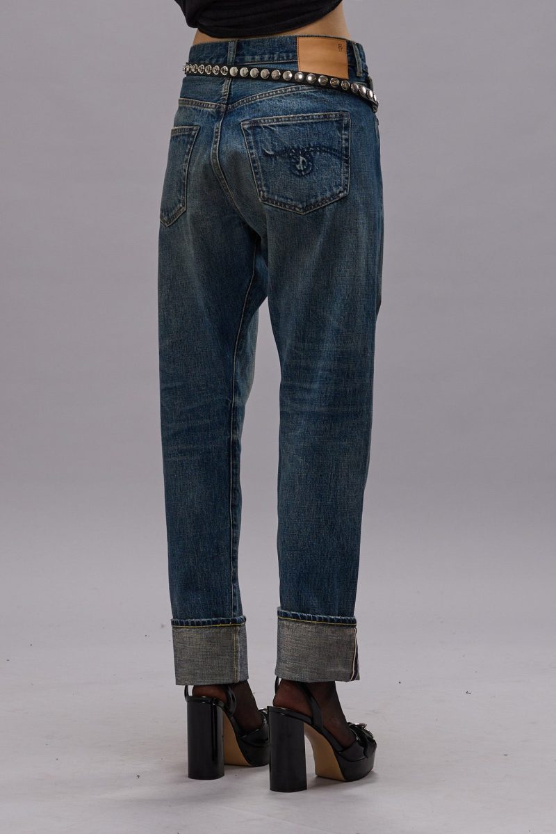 r13 crossover jean aspen selvedge blue 40223457214633