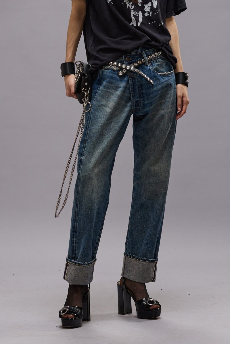 r13 crossover jean aspen selvedge blue 40223457247401