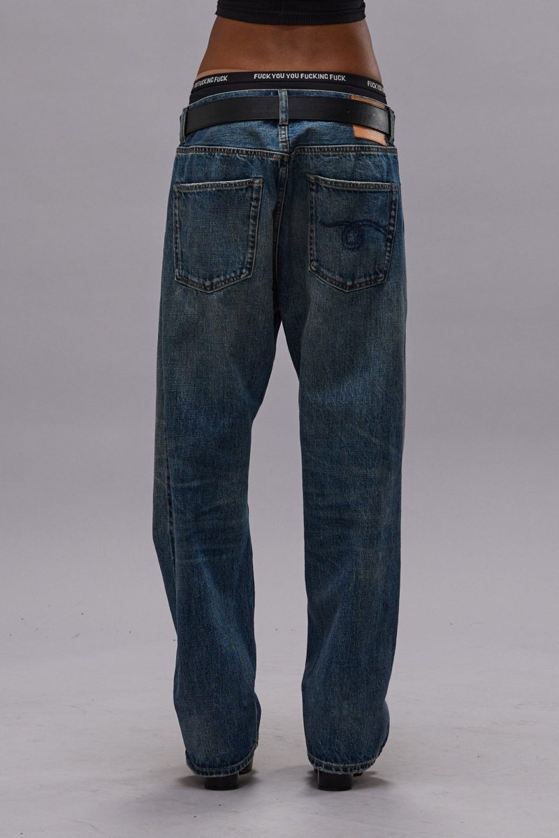 r13 cuffed x boyfriend jean aspen selvedge blue 40223504695465