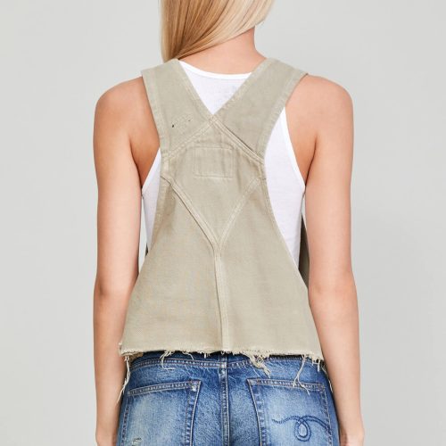 r13 damon overall bib khaki 37264589389993