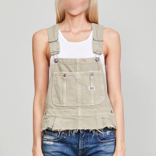 r13 damon overall bib khaki 37264589422761