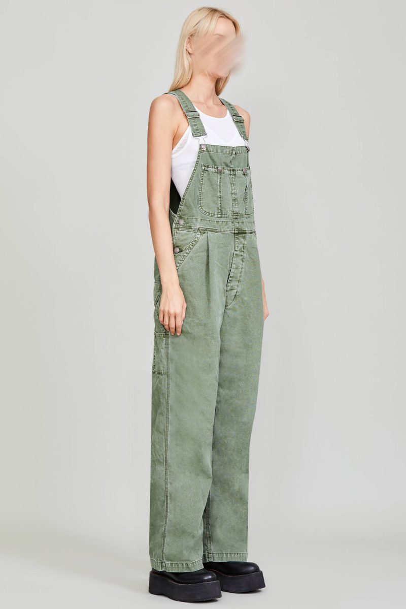 r13 damon overall olive garment dye 37264589750441