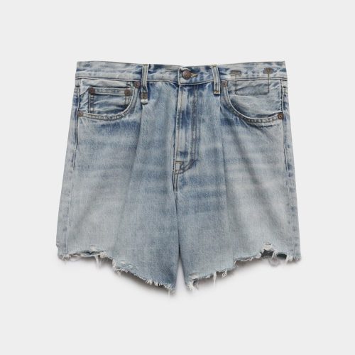 r13 damon pleated short lennon blue 26116566810793