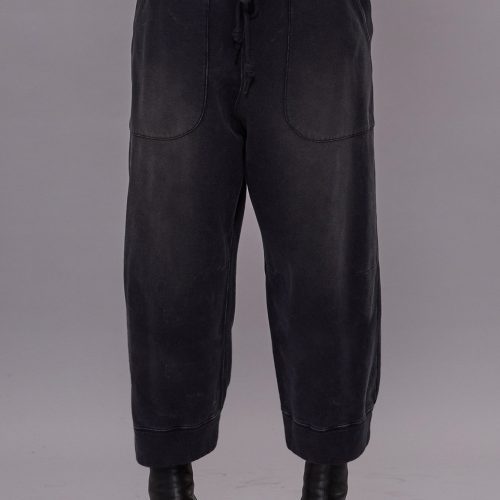 r13 deconstructed cropped sweatpant navy 41015124066473