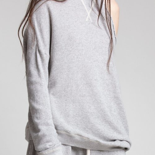 r13 distorted sweatshirt heather grey 37281355301033