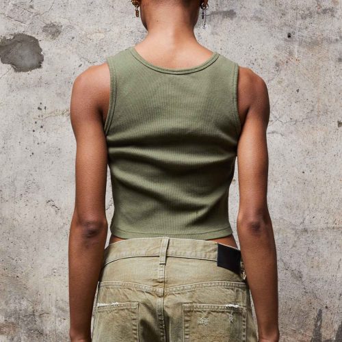 r13 distressed tank olive 37389023150249