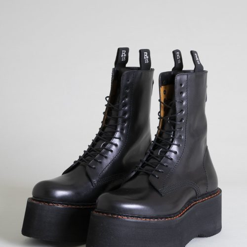 r13 double stack boot black 14203543257159