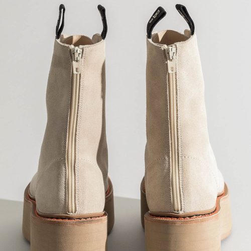 r13 double stack boot khaki suede 3765437988935