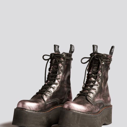 r13 double stack boot pink shine 39692004851881