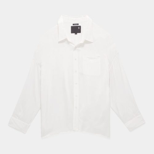 r13 drop neck shirt white 32495020310697