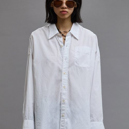 r13 drop neck shirt white 39017329524905