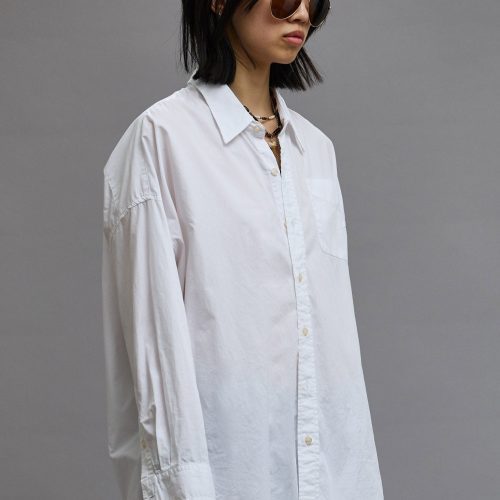 r13 drop neck shirt white 39017329655977