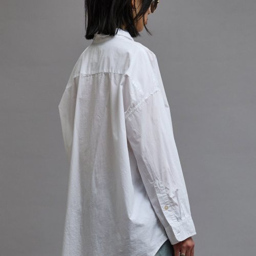 r13 drop neck shirt white 39017329787049