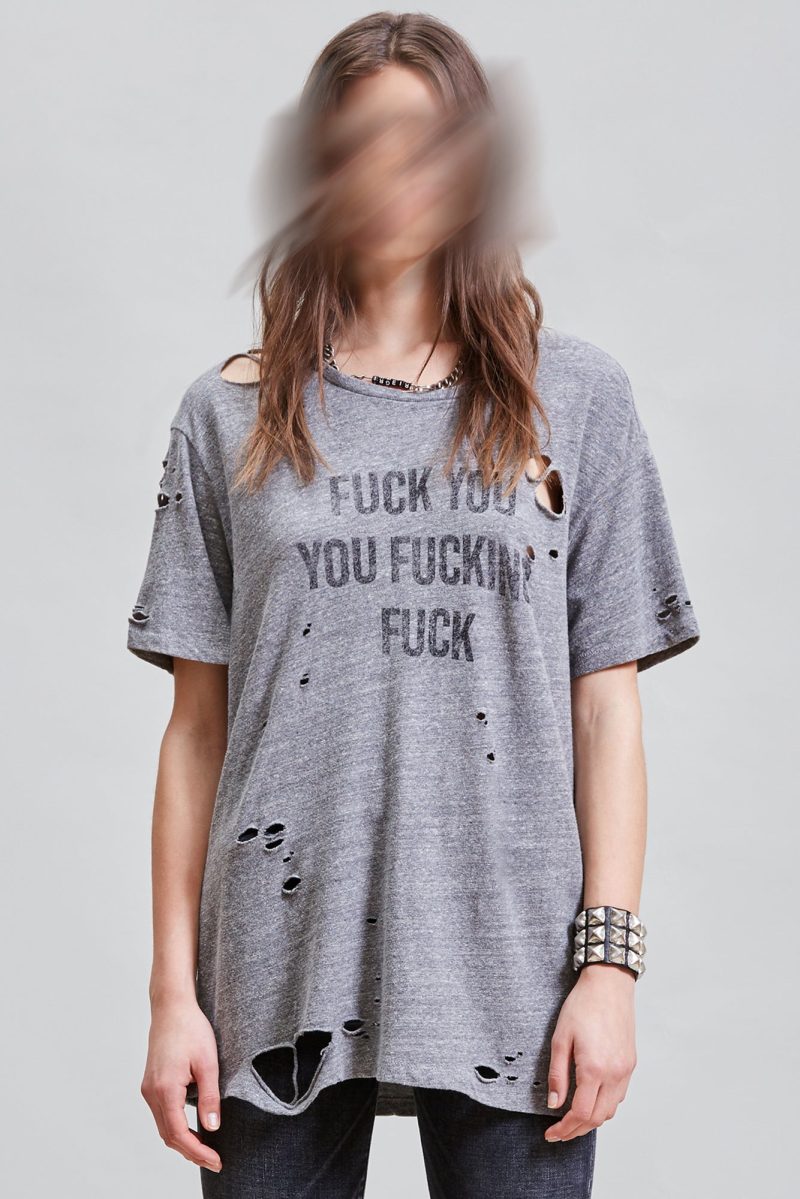 r13 f u ripped boy t heather grey 32222525128873