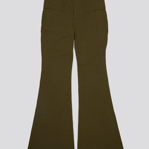 r13 flare leg pant olive 41031365263529