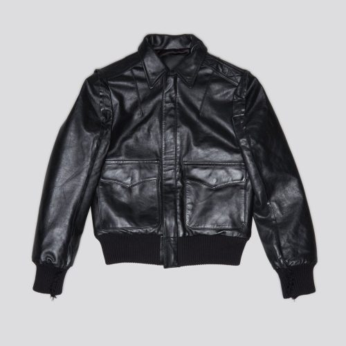 r13 flat sleeve bomber black 38213566070953