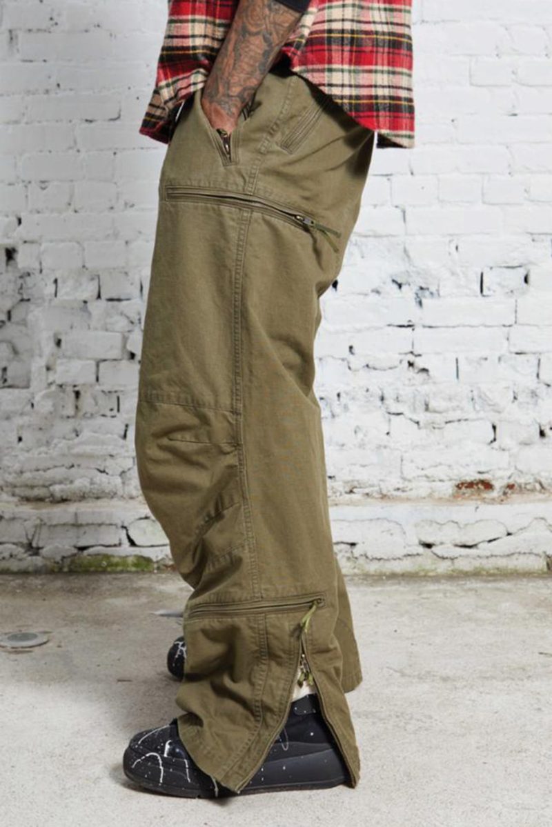 r13 flight pants olive cotton ripstop 41123896197289