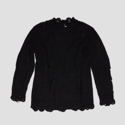 r13 grunge sweater black glitter 38531244753065