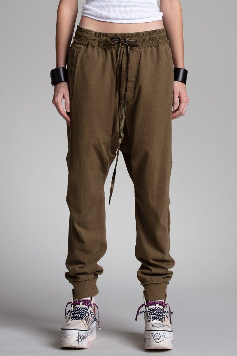 r13 harem sweatpant olive 40913950310569