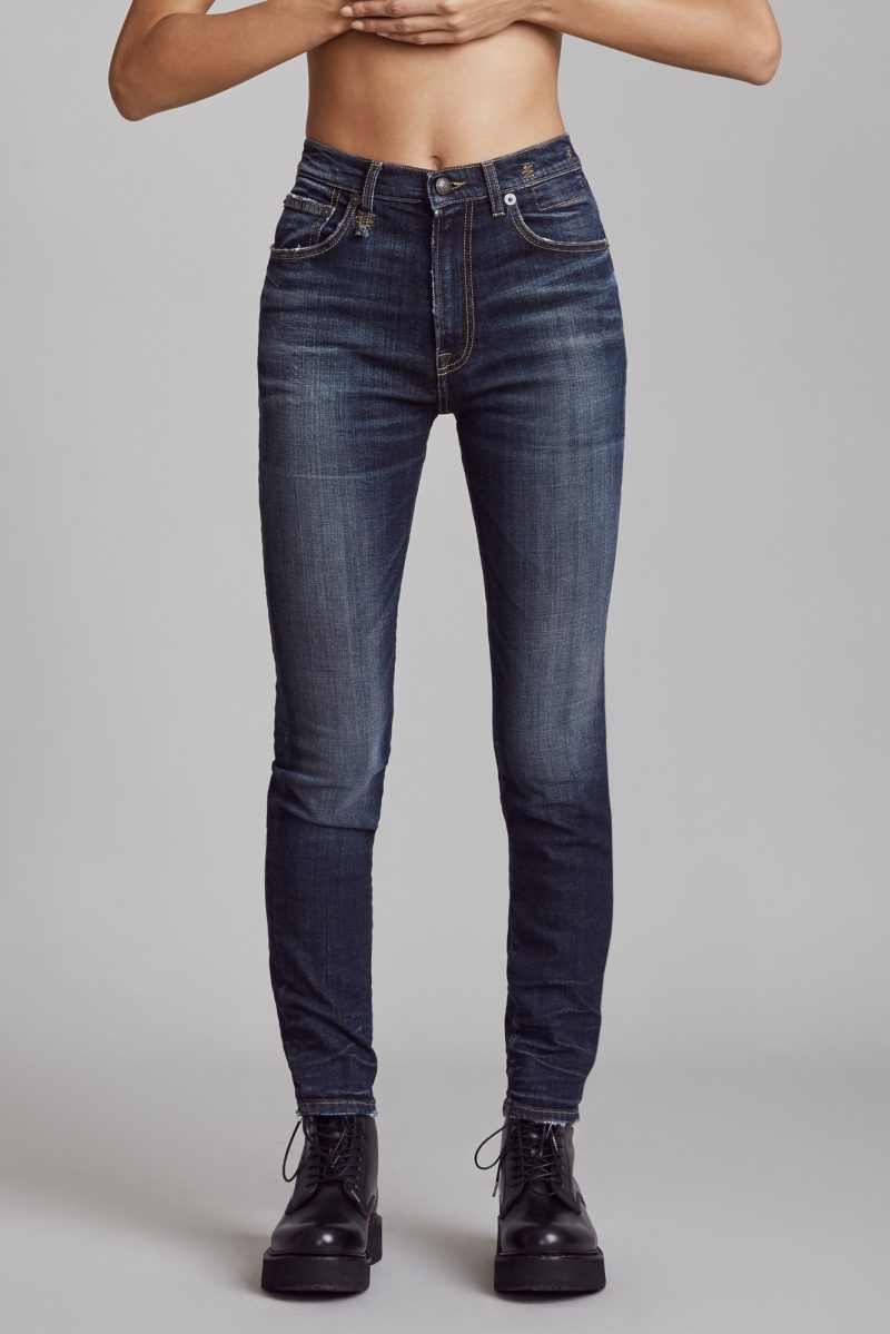 r13 high rise skinny howell indigo 37260112593065