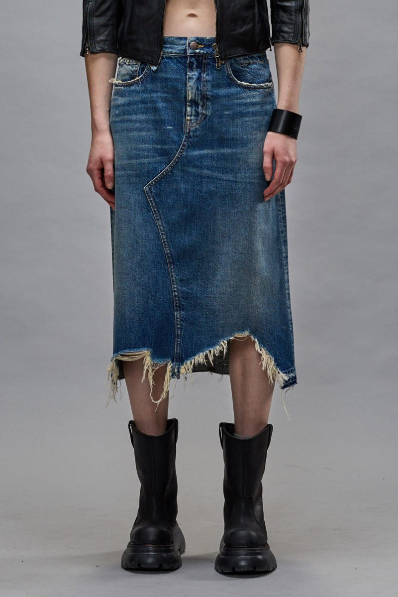 r13 jesse skirt garnet blue 39770682359977