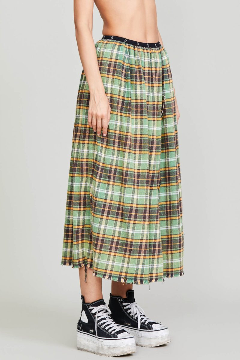 r13 kilt skirt green plaid 37264593551529