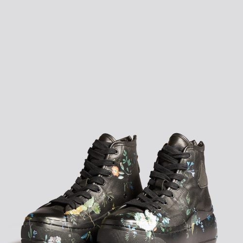 r13 kurt high top sneaker blackout leather floral 39781477810345