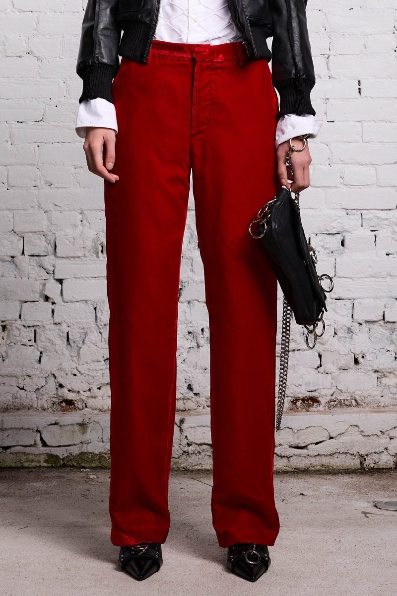 r13 lemmy trouser red velvet 38213568200873