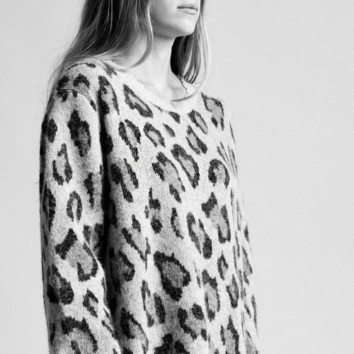 r13 leopard cashmere crewneck sweater 23946650053