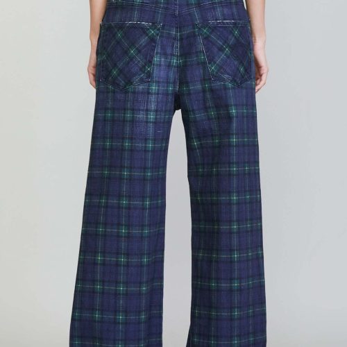 r13 lisa baggy jean printed tartan 36957927276713