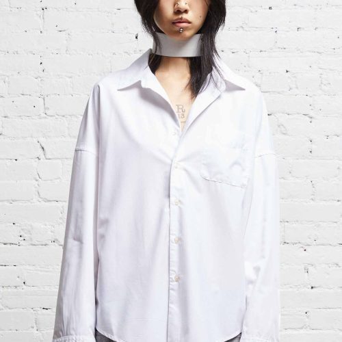 r13 long sleeve button up white 37974808002729