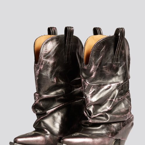 r13 low rider cowboy boot pink shine 39669531377833