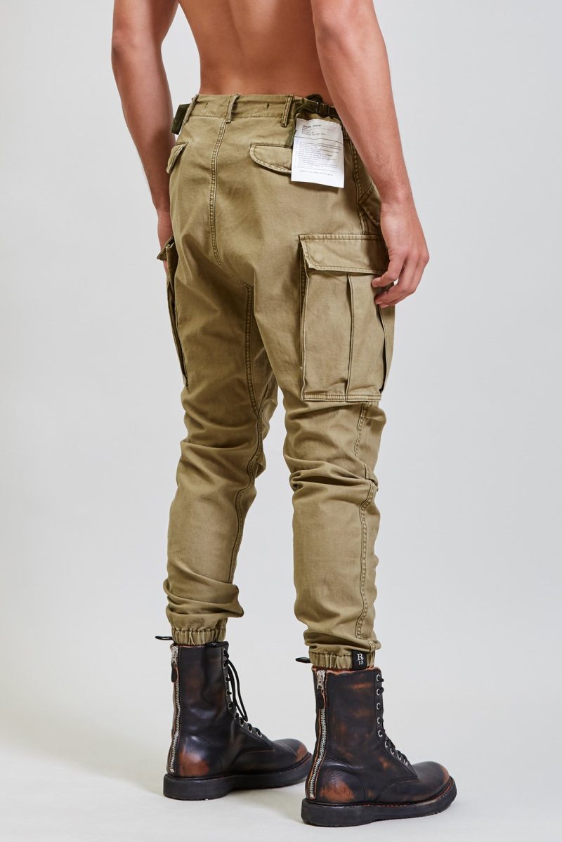 r13 military cargo pant olive 33009671798953