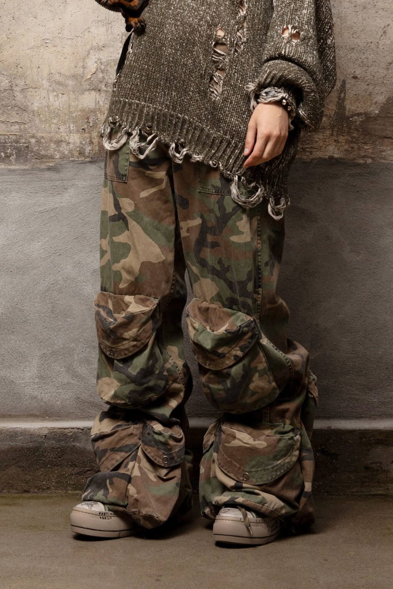 r13 multi pocket utility pant camo 37094530613417